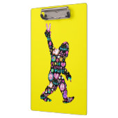 Peace Liebe Bigfoot Hippie Funny Bigfoot Lover Klemmbrett (Links)