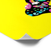 Peace Liebe Bigfoot Hippie Funny Bigfoot Lover Poster (Ecke)