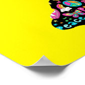 Peace Liebe Bigfoot Hippie Funny Bigfoot Lover Poster (Ecke)