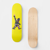 Peace Liebe Bigfoot Hippie Funny Bigfoot Lover Skateboard (Vorderseite)