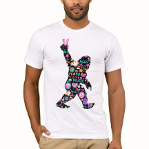 Peace Liebe Bigfoot Hippie Funny Bigfoot Lover