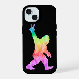 Peace Liebe Bigfoot iPhone 15 Hülle