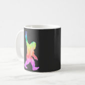 Peace Liebe Bigfoot Kaffeetasse (Vorderseite Links)