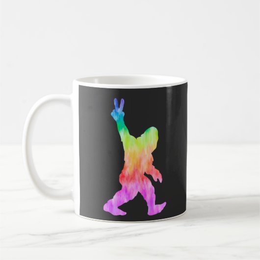 Peace Liebe Bigfoot Kaffeetasse (Links)