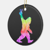 Peace Liebe Bigfoot Keramik Ornament (Links)