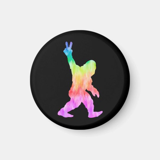 Peace Liebe Bigfoot Magnet (Vorne)