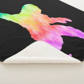 Peace Liebe Bigfoot Sherpadecke (3/4)