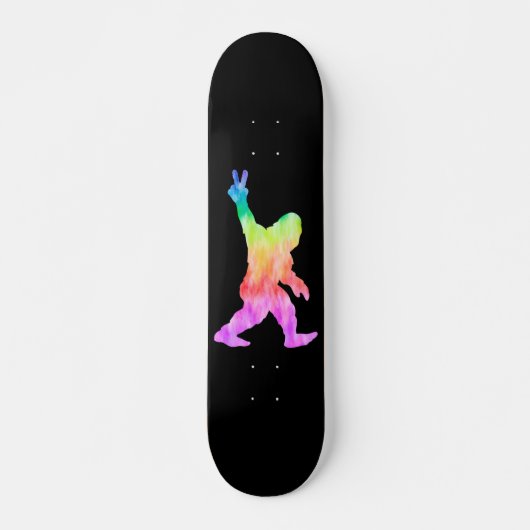 Peace Liebe Bigfoot Skateboard (Vorne)