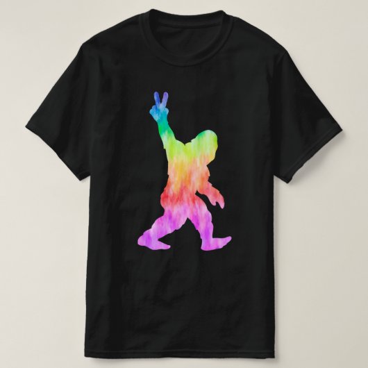 Peace Liebe Bigfoot T - Shirt (Design vorne)