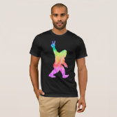 Peace Liebe Bigfoot T - Shirt (Vorne ganz)