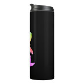 Peace Liebe Bigfoot Thermosbecher (Nach rechts gedreht)