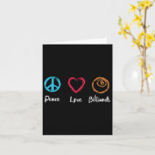 Peace Liebe Billiards Karte (Gelbe Blume)