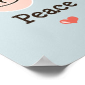Peace Liebe Blog Poster (Ecke)