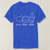 Peace Liebe Boba Bubble Tee Drink Tapioca Boba Tee (Design vorne)