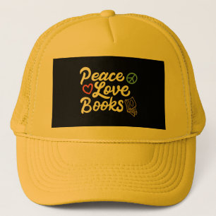 Peace Liebe Books Geeky & Niedlich Reading Truckerkappe