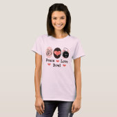 Peace Liebe Bowl Bio Tee Shirt (Vorne ganz)