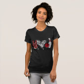 Peace Liebe Bowling Fun Bowling Lover Geschenk T-Shirt (Vorne ganz)