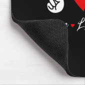 Peace Liebe Bowling Funny Bowling Bowlers Spare Bo Mousepad (Ecke)