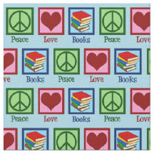 Peace Liebe bucht Niedlich Blue Bookworm