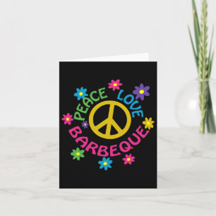 Peace Liebe Byrbeque - Byrbecue Karte