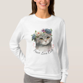 Peace Liebe Cats T-Shirt