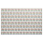 Peace Liebe Cavaliers King Charles Spaniel Fabric Stoff (Fat Quarter (45,7 x 55,9 cm))