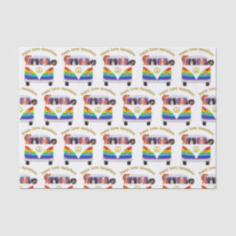 Peace Liebe Cavaliers, Peace Bus mit allen vier Seidenpapier