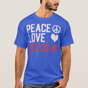 Peace Liebe Cello Cellist T-Shirt