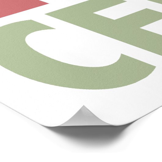 Peace Liebe Cellos Poster (Ecke)