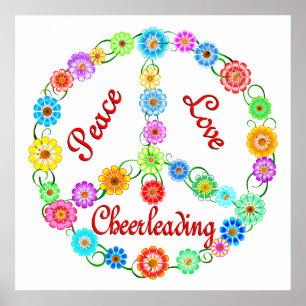 Peace Liebe Cheerleader Poster