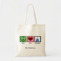Peace Liebe Chemistry Teacher Custom