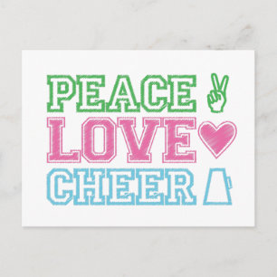 Peace.Liebe.cheon Postkarte