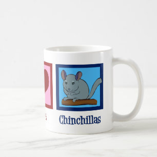 Peace Liebe Chinchillas Kaffeetasse