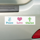 Peace Liebe Christ Autoaufkleber (Auf Auto)