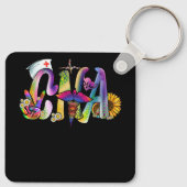 Peace Liebe CNA Nurse Certified Nurse Assistant L Schlüsselanhänger (Rückseite)