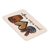 Peace Liebe Coffee Magnet (Rechte Seite)