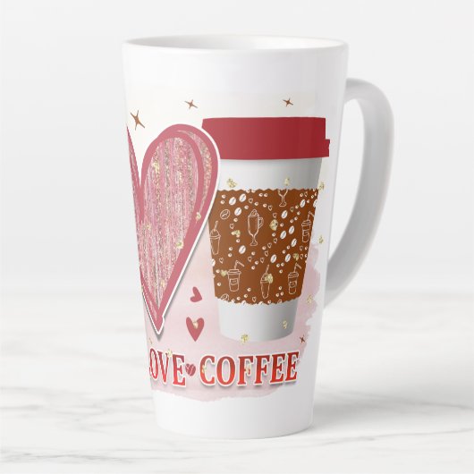 Peace Liebe Coffee Milchtasse (Rechte Ecke)
