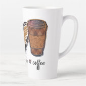 Peace Liebe Coffee Milchtasse (Rechts)