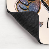 Peace Liebe Coffee Mousepad (Ecke)