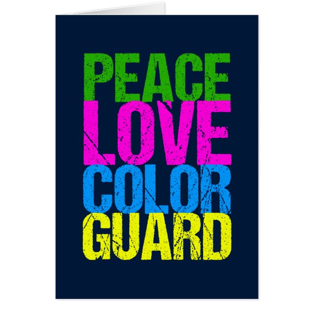 Peace Liebe Color Guard (Vorne)