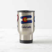 Peace Liebe Colorado Reisebecher (Mittel)