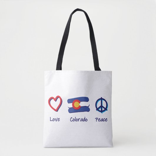 Peace Liebe Colorado Tasche (Vorderseite)