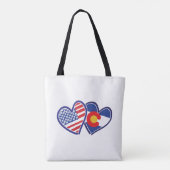Peace Liebe Colorado Tasche (Rückseite)