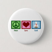 Peace Liebe Cook Button (Vorderseite)