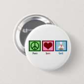 Peace Liebe Cook Button (Vorne & Hinten)