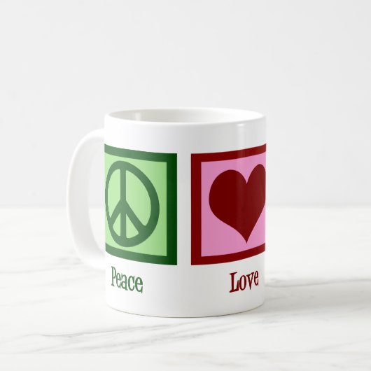 Peace Liebe Cook Kaffeetasse (Vorderseite Links)
