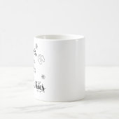 Peace Liebe & Cookies Weihnachtsgeschenke Tasse (Mittel)