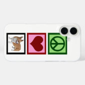 Peace Liebe Corgis Case-Mate iPhone Hülle (Rückseite (Horizontal))