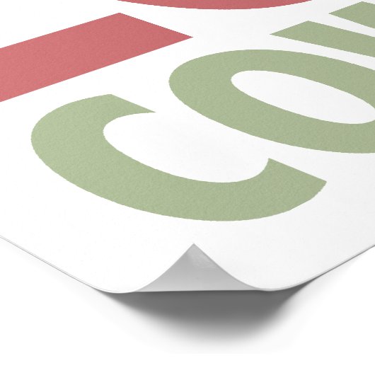 Peace Liebe Cowbells Poster (Ecke)