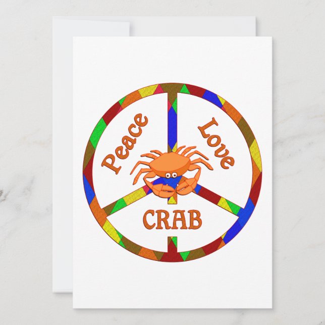 Peace Liebe Crab (Vorderseite)